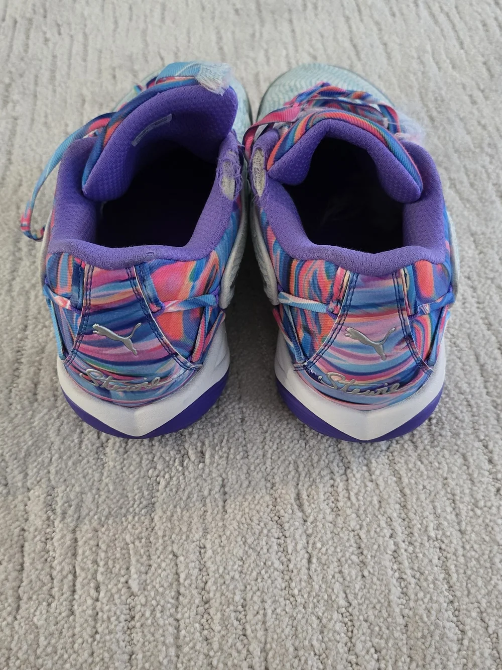 Puma Girl's Multicolor Blue-Purple Athletic Sneakers